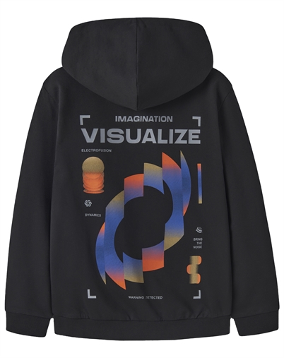 Name It - NKMNigo Sweat Hoodie - Black
